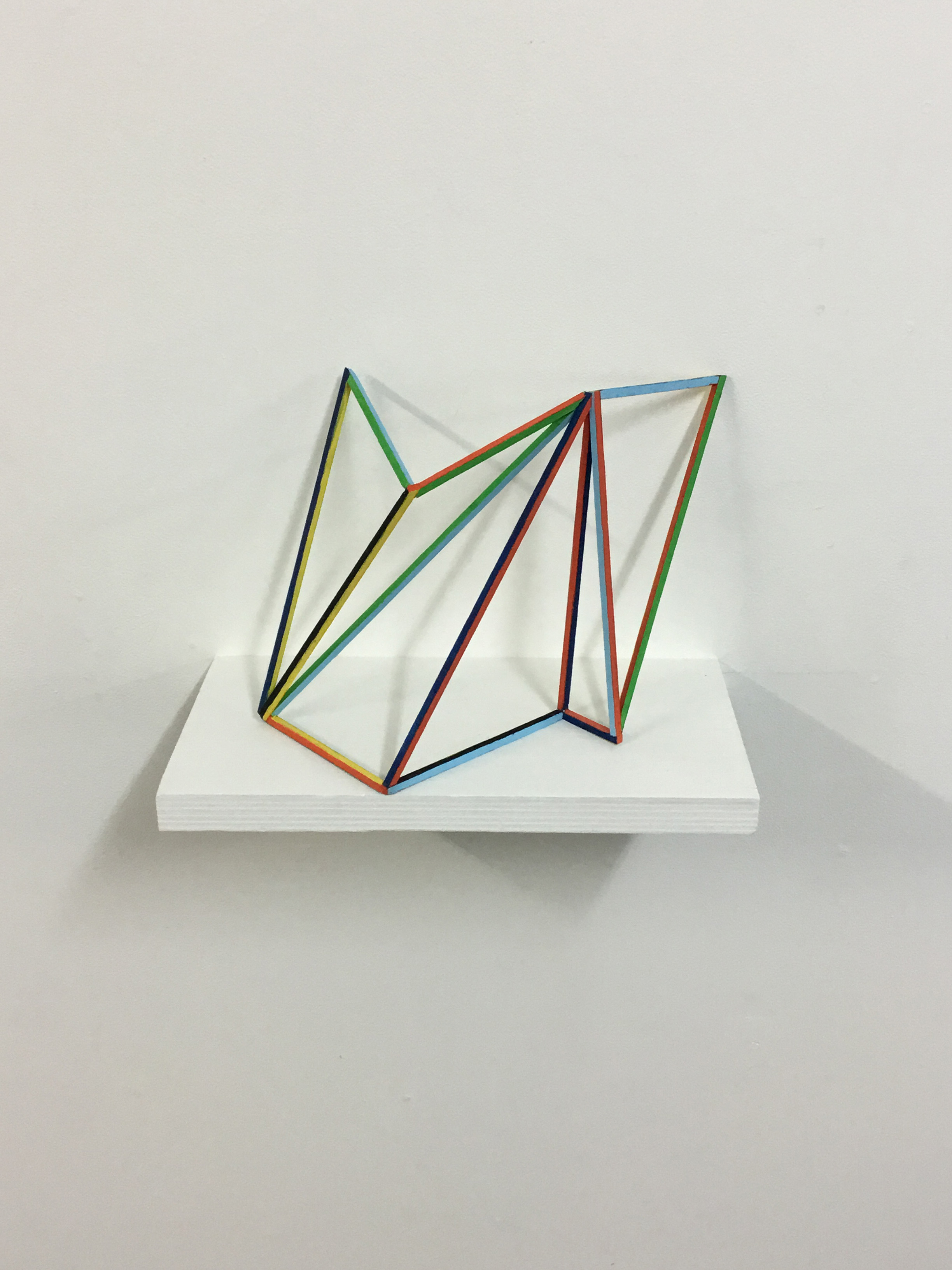 Trevor Richards, Frame 2, 2020, acrylic on balsa wood, 30 x 20 x 10cm