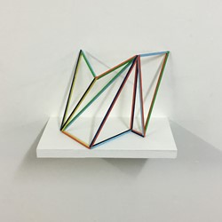 Trevor Richards, Frame 2, 2020, acrylic on balsa wood, 30 x 20 x 10cm