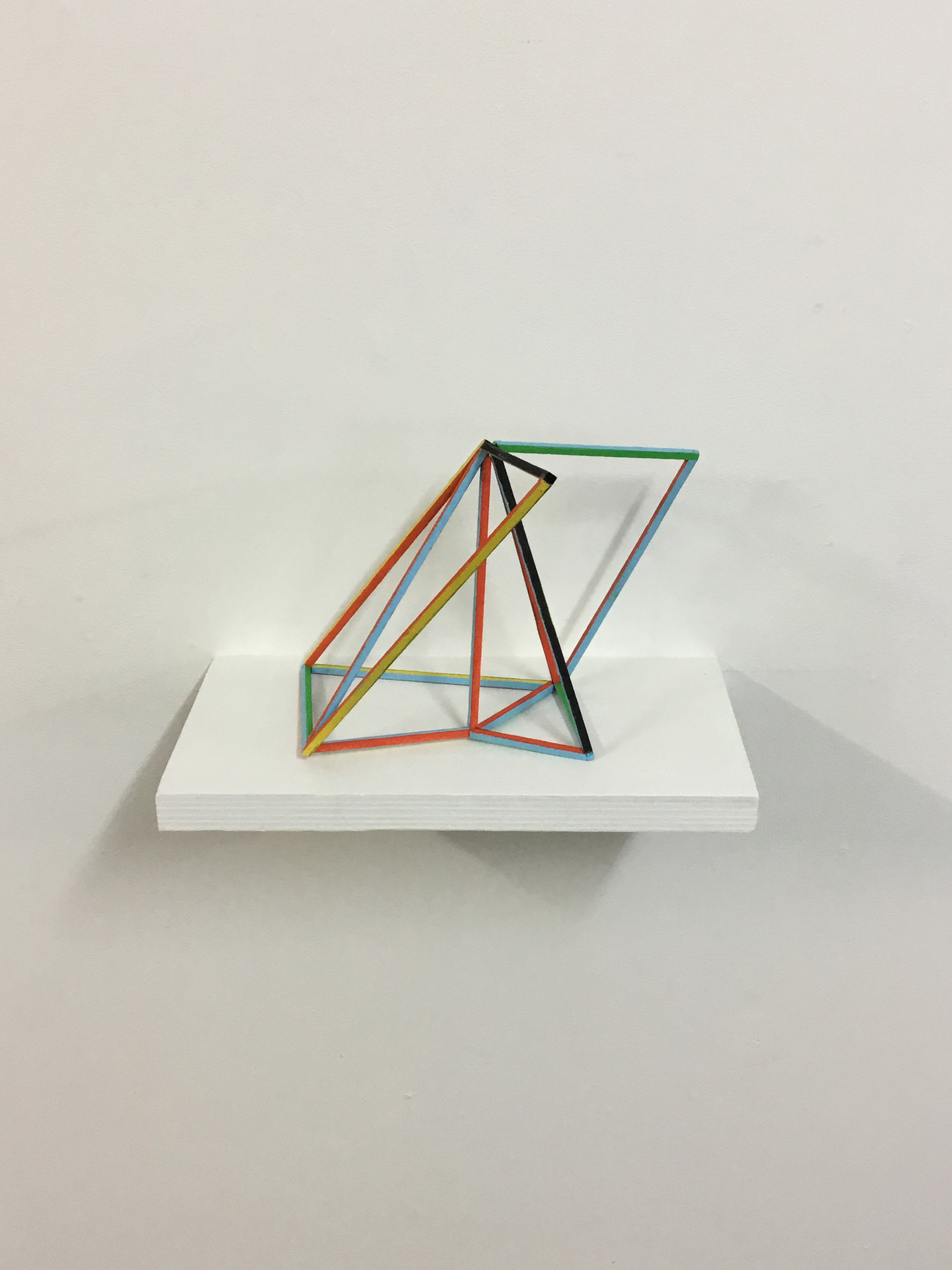 Trevor Richards, Frame 3, 2020, acrylic on balsa wood, 30 x 20 x 10cm