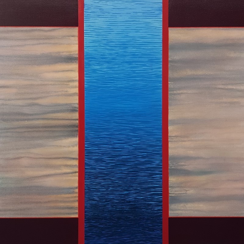 Untitled, 2019, acrylic on canvas, 88.5 x 95cm