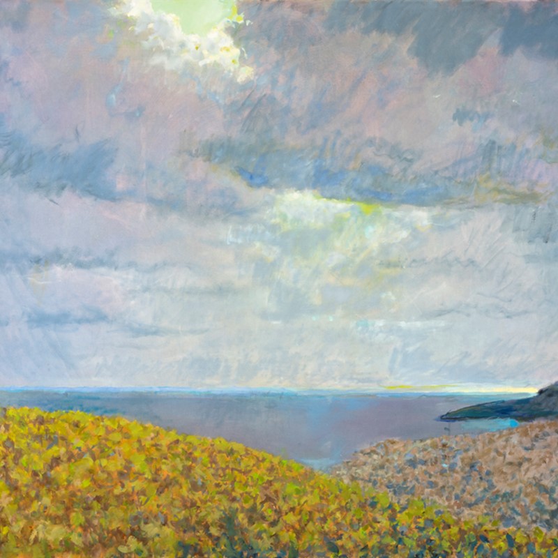 Margaret River Break in Winter, 2021, oil on canvas, 115 x 162cm