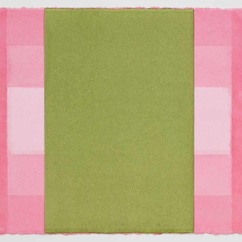 Jurek Wybraniec, G on P A1, 2021, pigmented acrylic ink on watercolour paper, 56 x 76cm