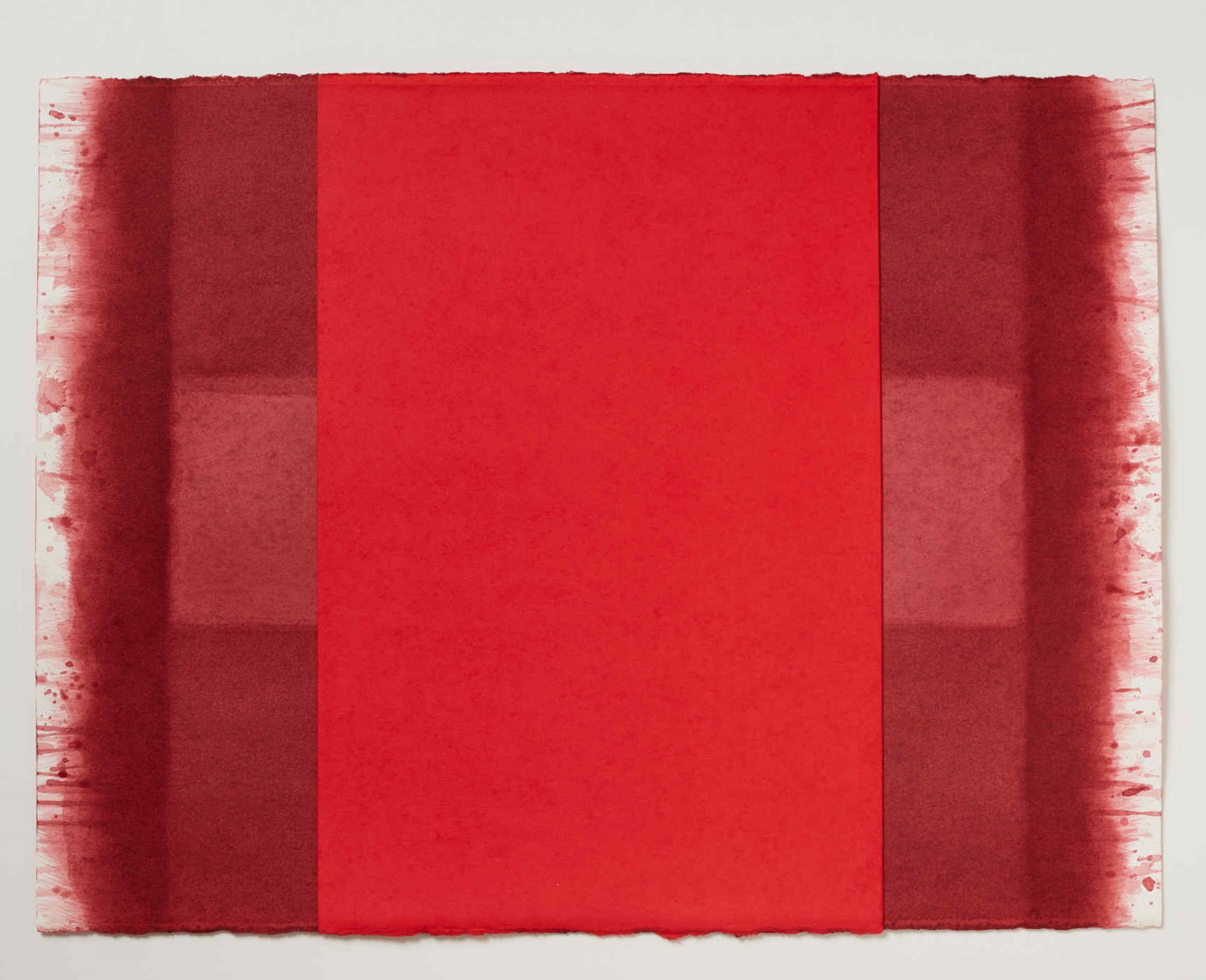 Jurek Wybraniec, R on RO A1, 2021, pigmented acrylic ink on watercolour paper, 56 x 76cm