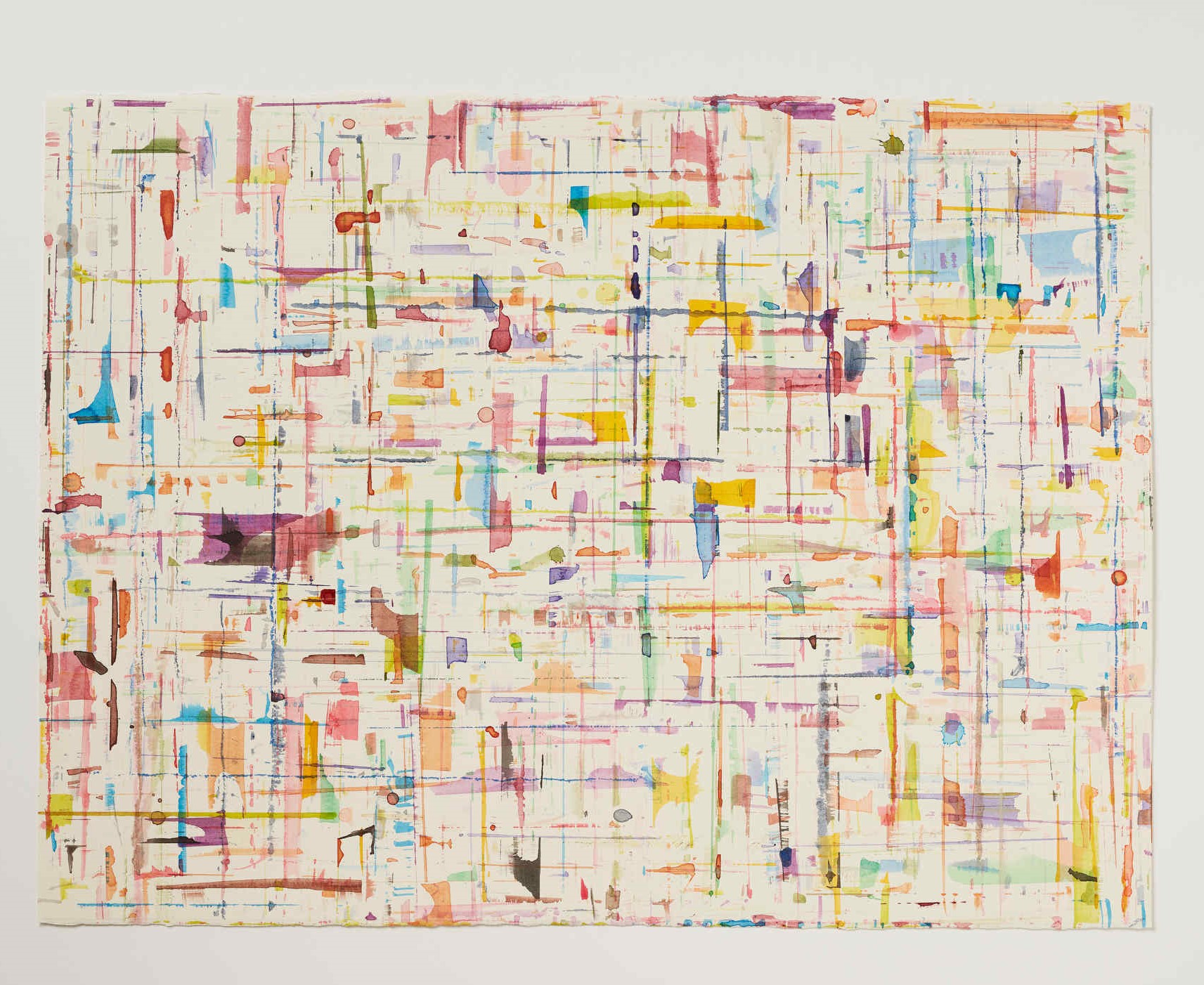 Jurek Wybraniec, Extras 4, 2021, pigmented acrylic ink on watercolour paper, 50 x 76cm