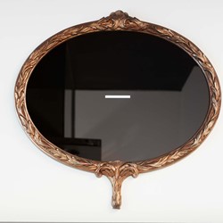 Olga Cironis, Horizon, 2020, repurposed wooden frame and acrylic, 56.5 x 58 x 3cm