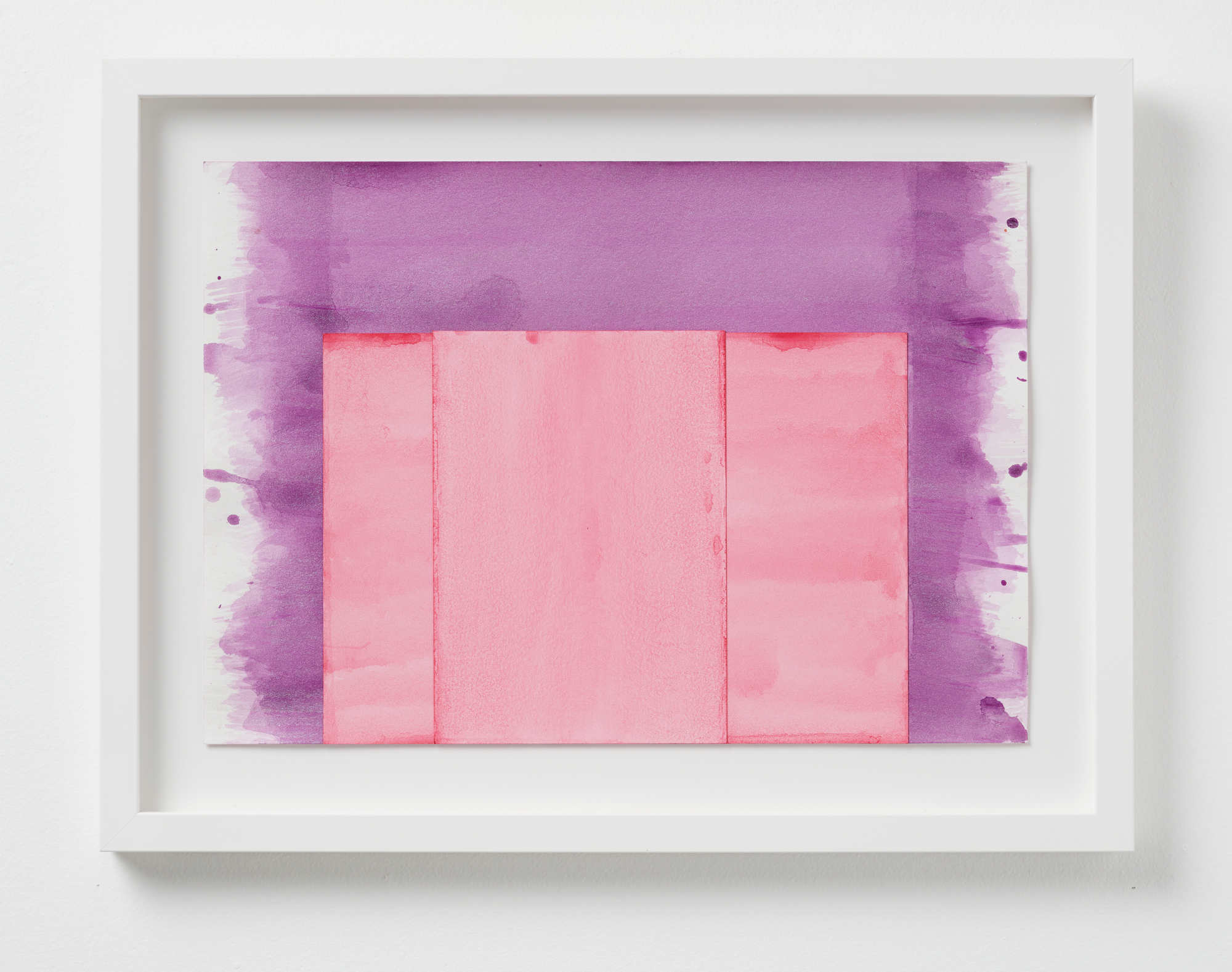 Jurek Wybraniec, R on V A3, 2021, pigmented acrylic ink on watercolour paper, 29 x 41.5cm