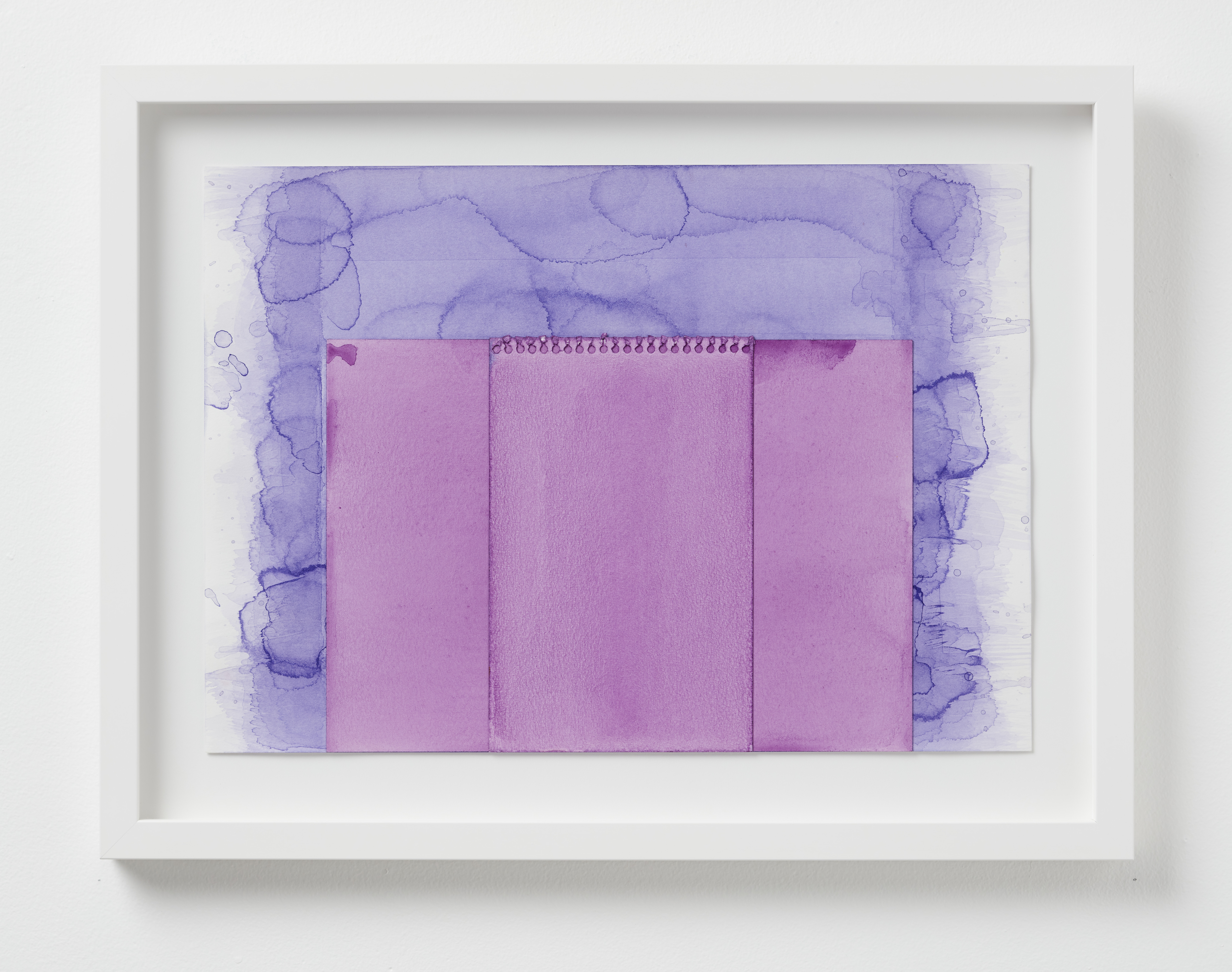 Jurek Wybraniec, V on B A3, 2021, pigmented acrylic ink on watercolour paper, 29 x 41.5cm