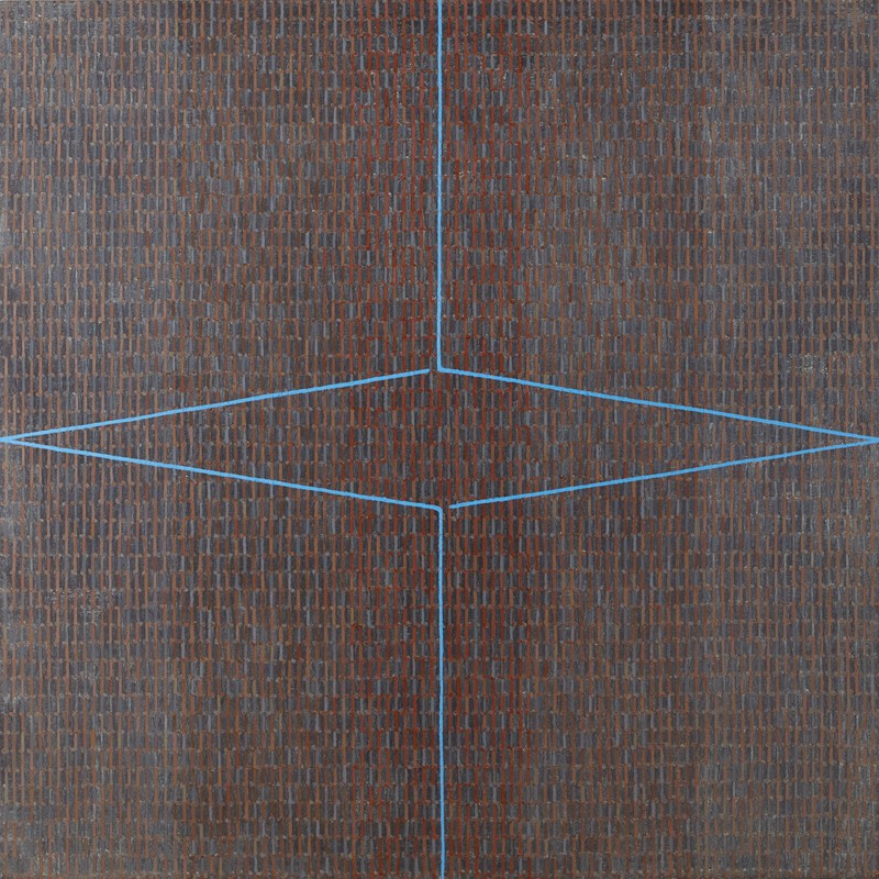 Galliano Fardin, Quasi Stella 6, 2020, oil on canvas, 150 x 150cm