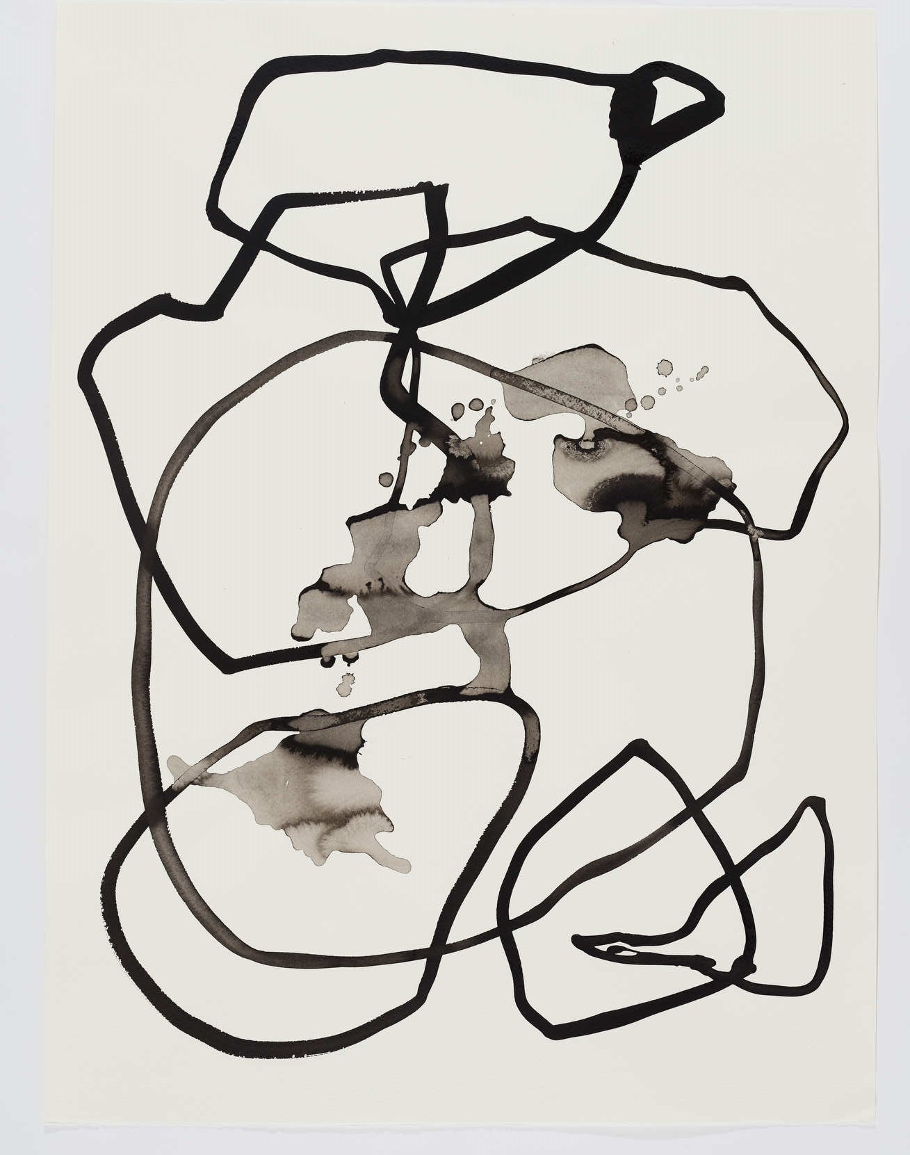 Vanessa Russ, Dimond Gorge Memory Water 5, 2020, Indian ink on Fabriano paper, 76 x 56cm