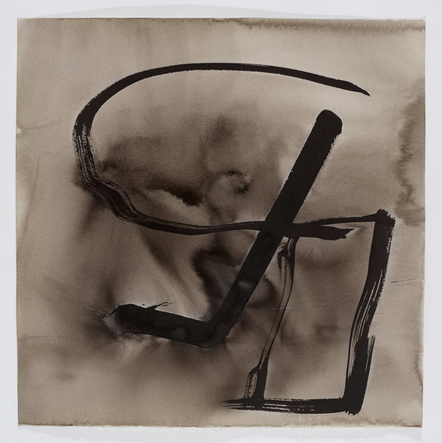 Vanessa Russ, Dimond Gorge Rising Water 9, 2020, Indian ink on Fabriano paper, 50 x 50cm