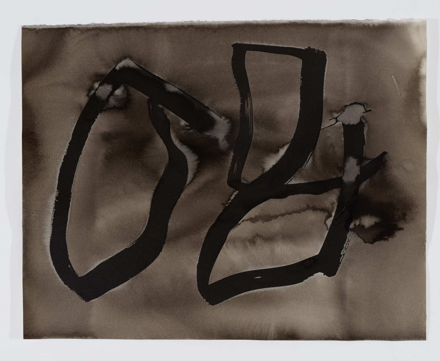 Vanessa Russ, Dimond Gorge  Rising Water 3, 2020, Indian ink on Fabriano paper, 51 x 39cm