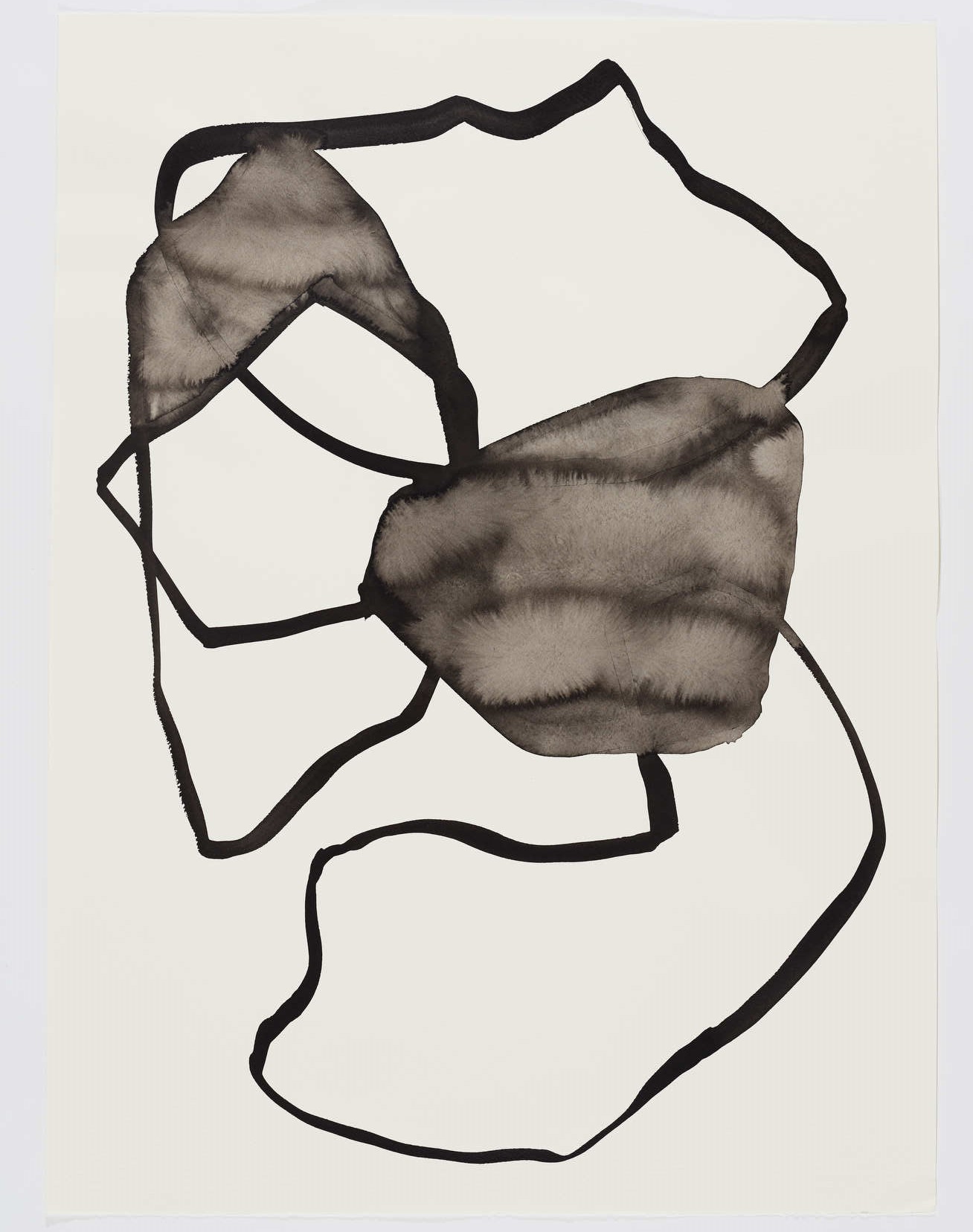Vanessa Russ, Dimond Gorge Memory Water 2, 2020, Indian ink on Fabriano paper, 76 x 56cm