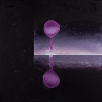 Ron Nyisztor, Quartz, 2017-2019, oil on canvas, 182 x 182cm
