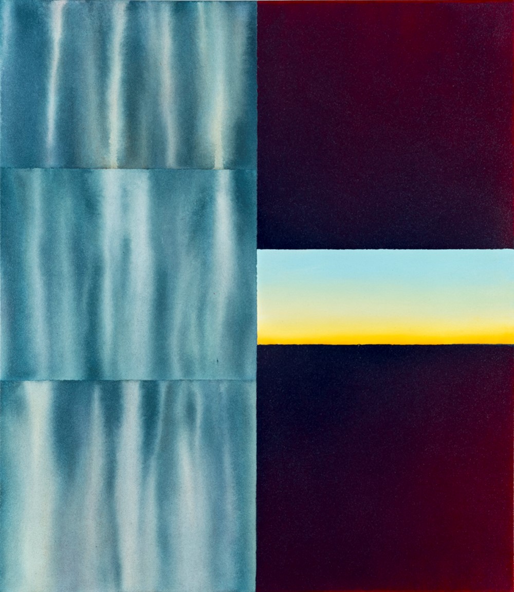 Jeremy Kirwan-Ward, Outscape 119 Sideswell, 2019, acrylic on canvas, 76 x 66cm