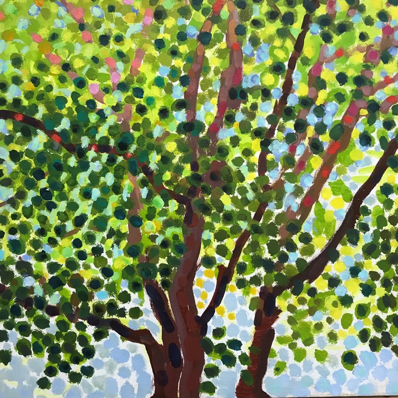 Jane Martin, Untitled 2, 2021, oil on board