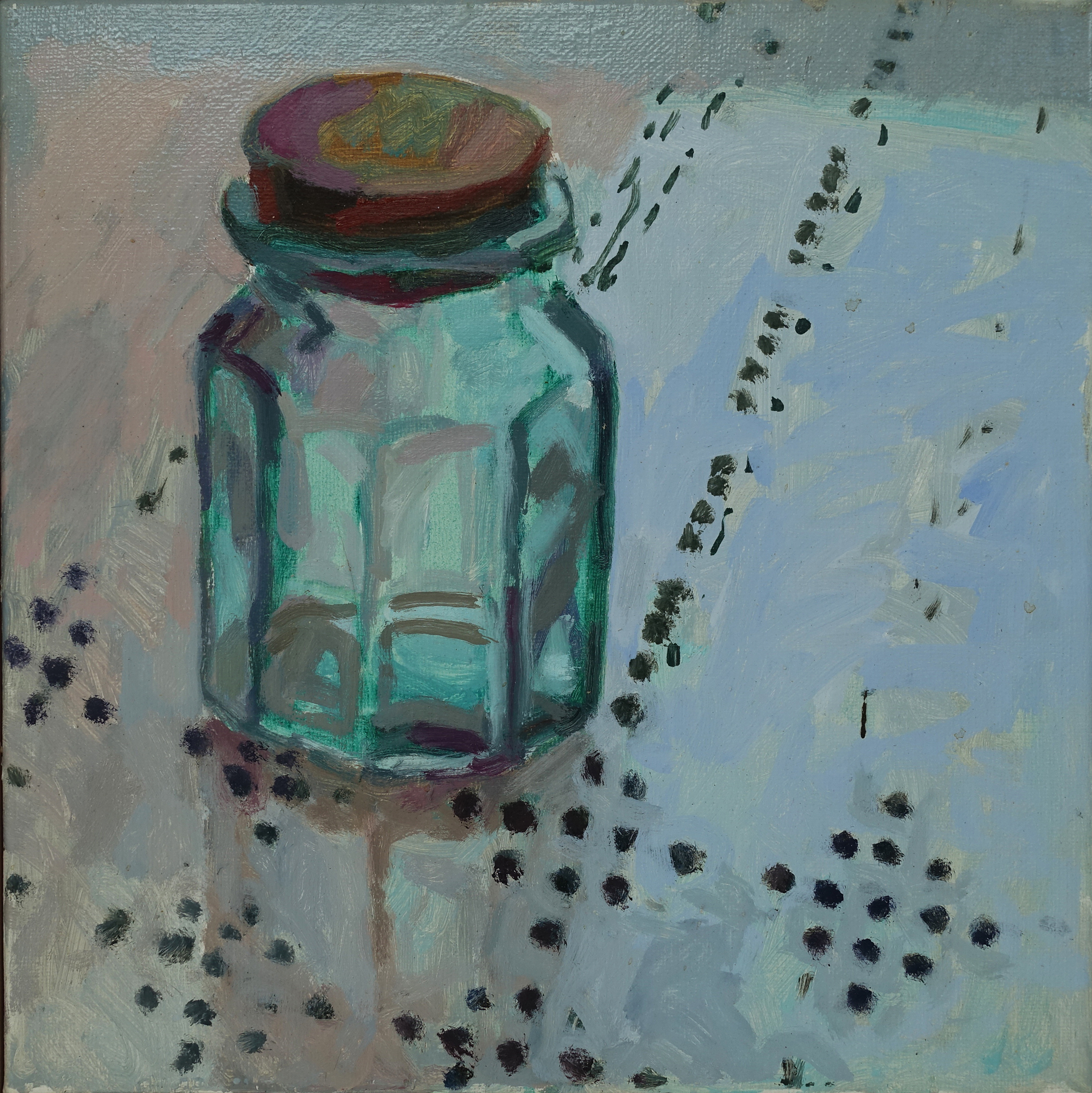 Jane Martin, Still Life XIV, 2021, oil on canvas, 30 x 30cm