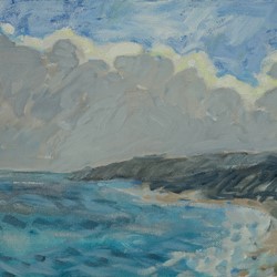 Jane Martin, Gnarabup I, 2020, oil on canvas, 20 x 25cm
