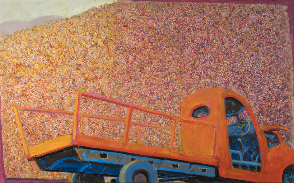 George Haynes, Playground, 2020, acrylic and oil on canvas, 90 x 105cm