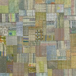 Eveline Kotai, From the Cutting Room Floor 15, 2021, acrylic on canvas and nylon thread on linen, 25.5 x 30.5cm