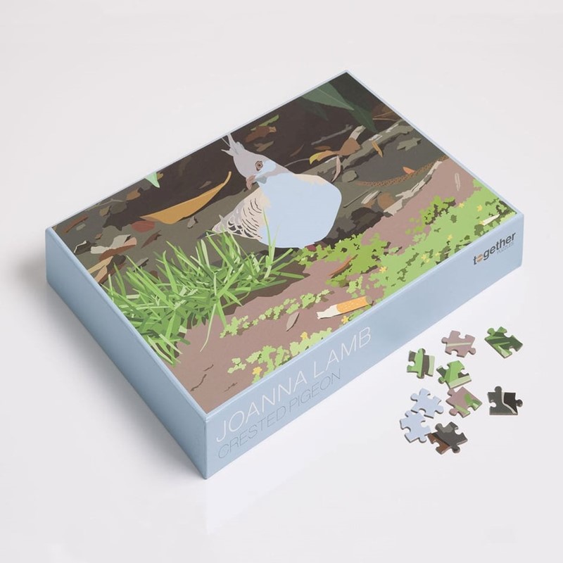 Joanna Lamb // Crested Pigeon Jigsaw Puzzle