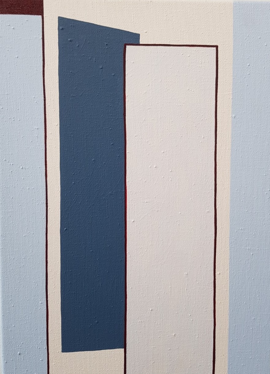 Trevor Vickers, Untitled, 2020, acrylic on canvas, 54 x 39.5cm