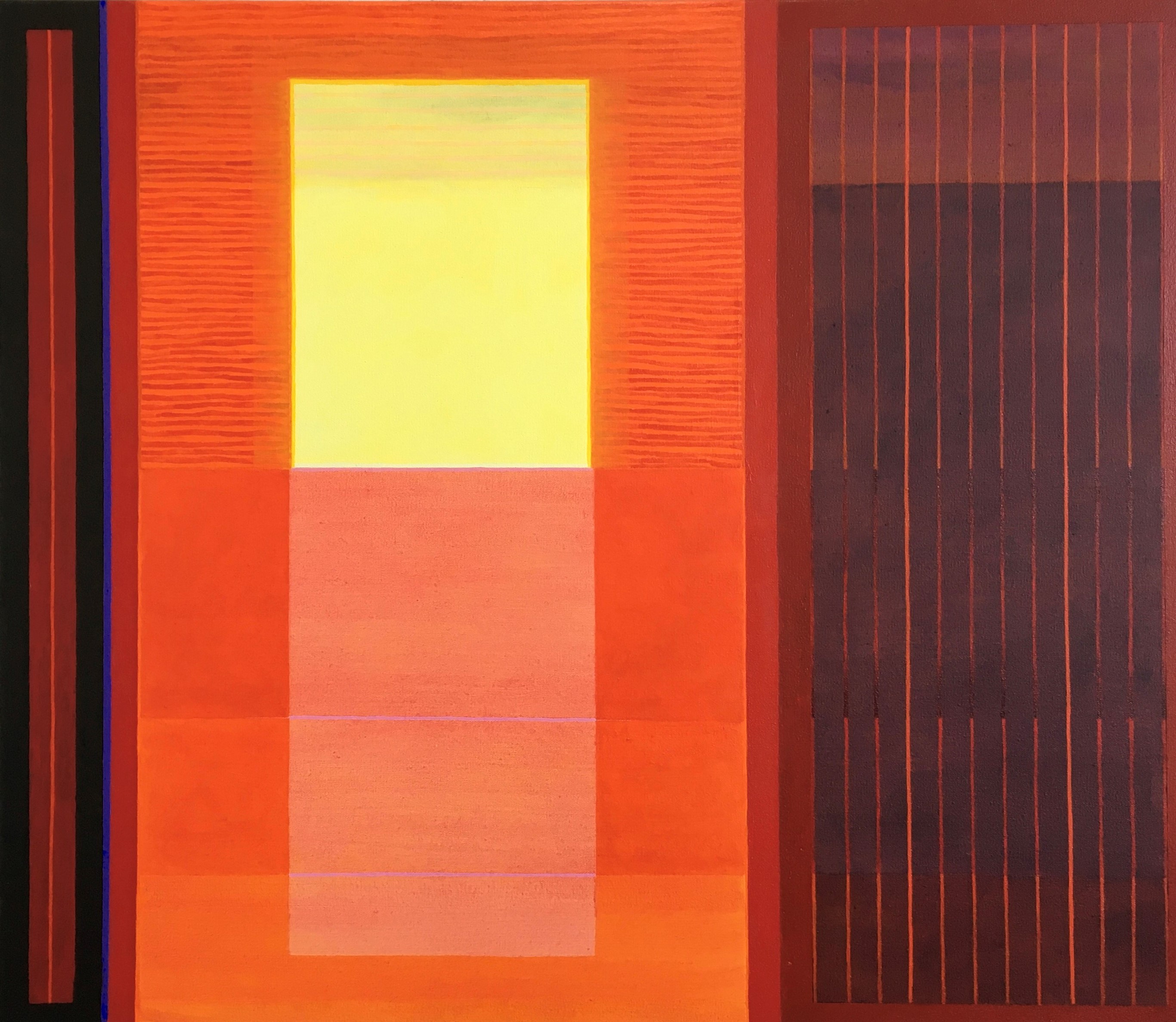 Jeremy Kirwan-Ward, Sydney Street 12, 2021, acrylic on canvas, 66 x 76cm