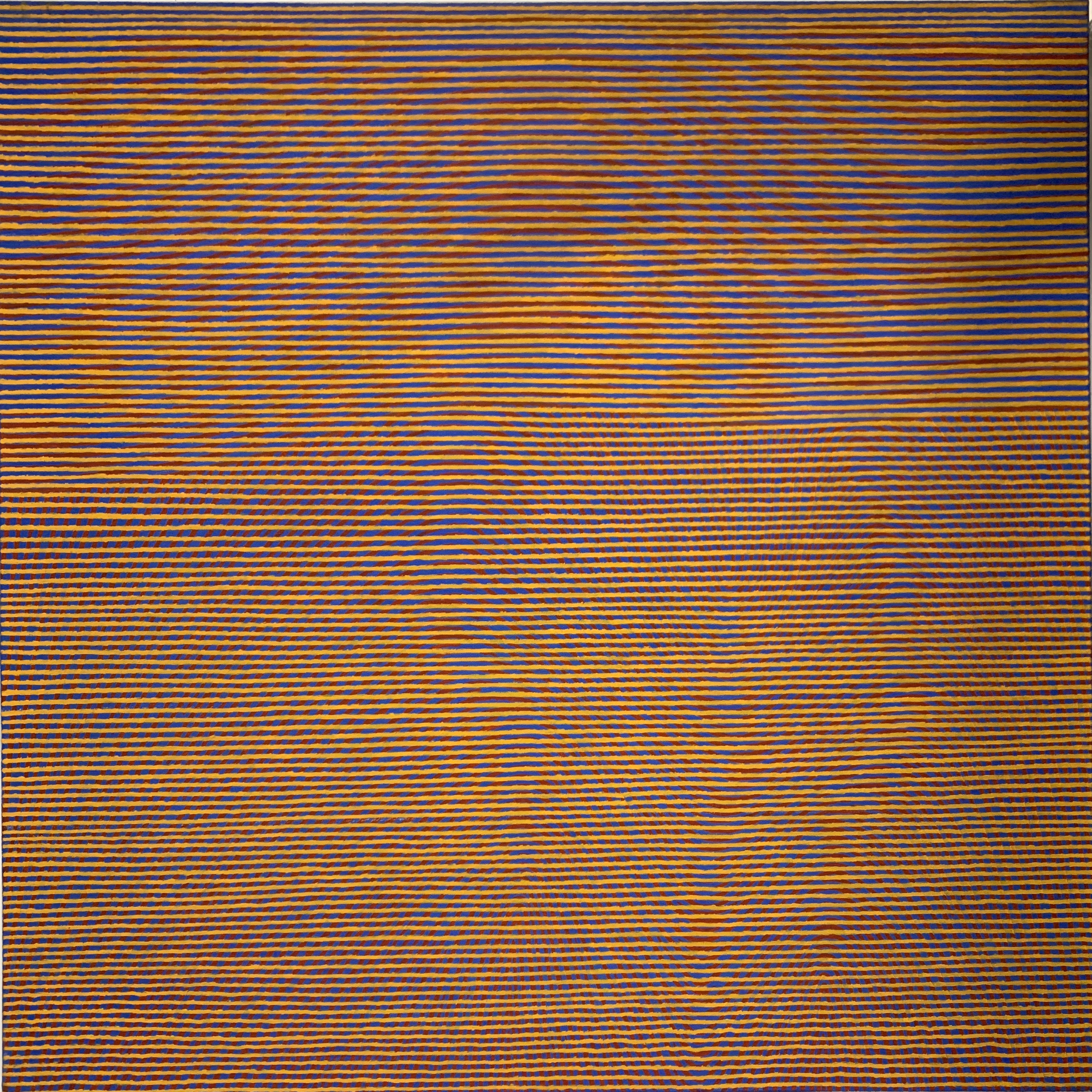 Galliano Fardin, Sunburst, 2020, oil on canvas, 101 x 101cm