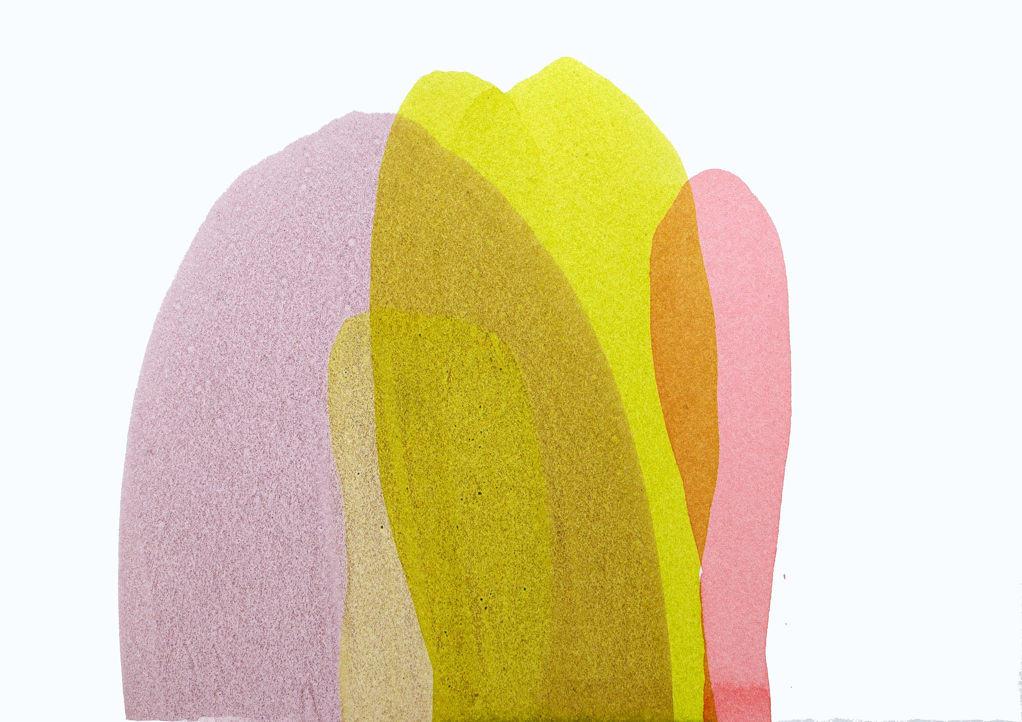 Penny Coss, Rain Burn, 2021, acrylic on paper, 27 x 36cm