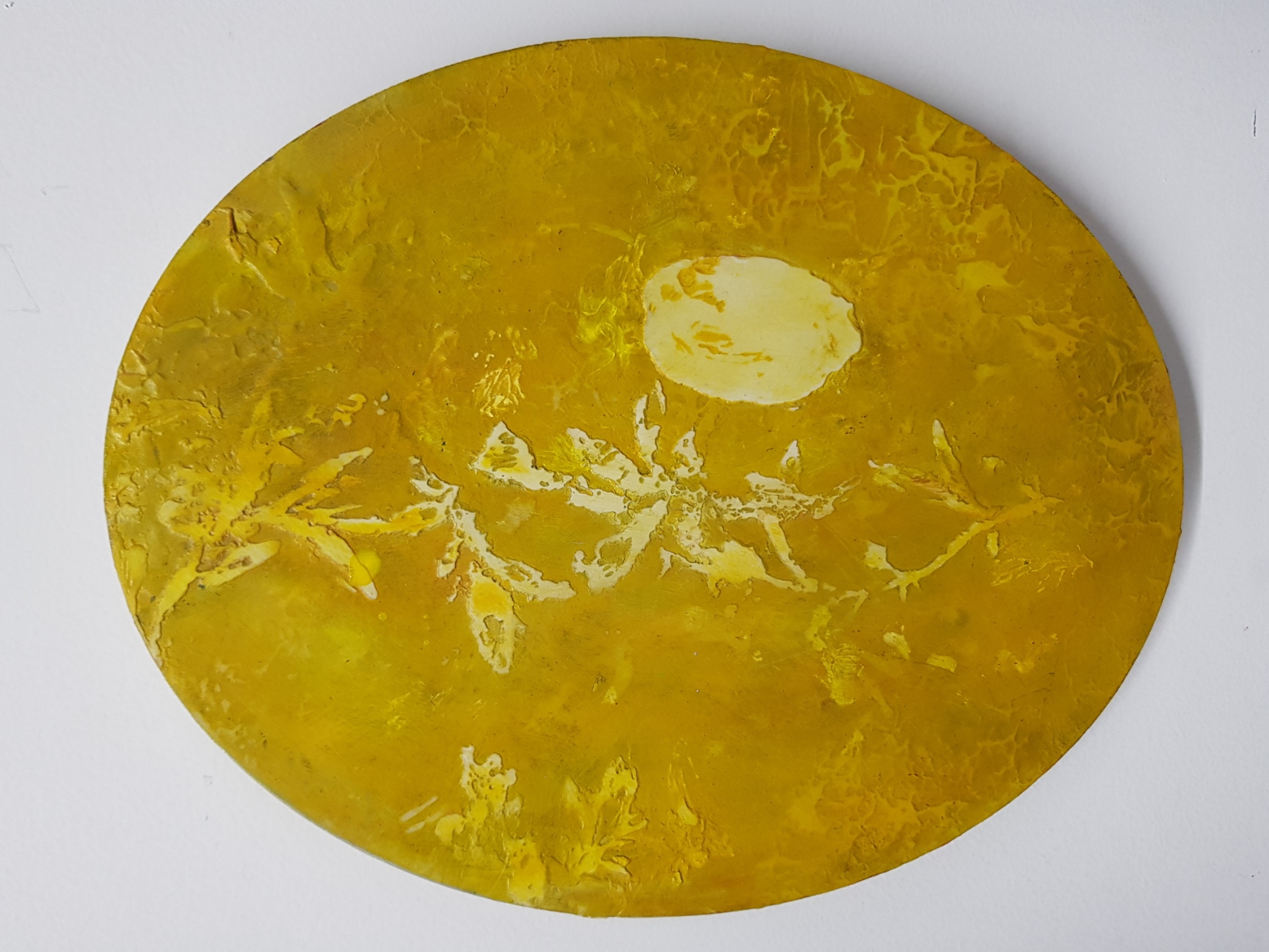 Angela Stewart, Für Alina 4, 2020, oil and acrylic on aluminium, 25 x 20cm