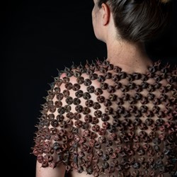 Sarah Elson, Jewels of the Crown Land - Cloak, 2021, recycled copper