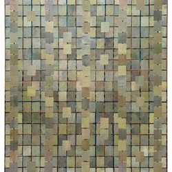 Alex Spremberg, Paint and Pattern 2, 2002, enamel on canvas board, 56 x 71cm