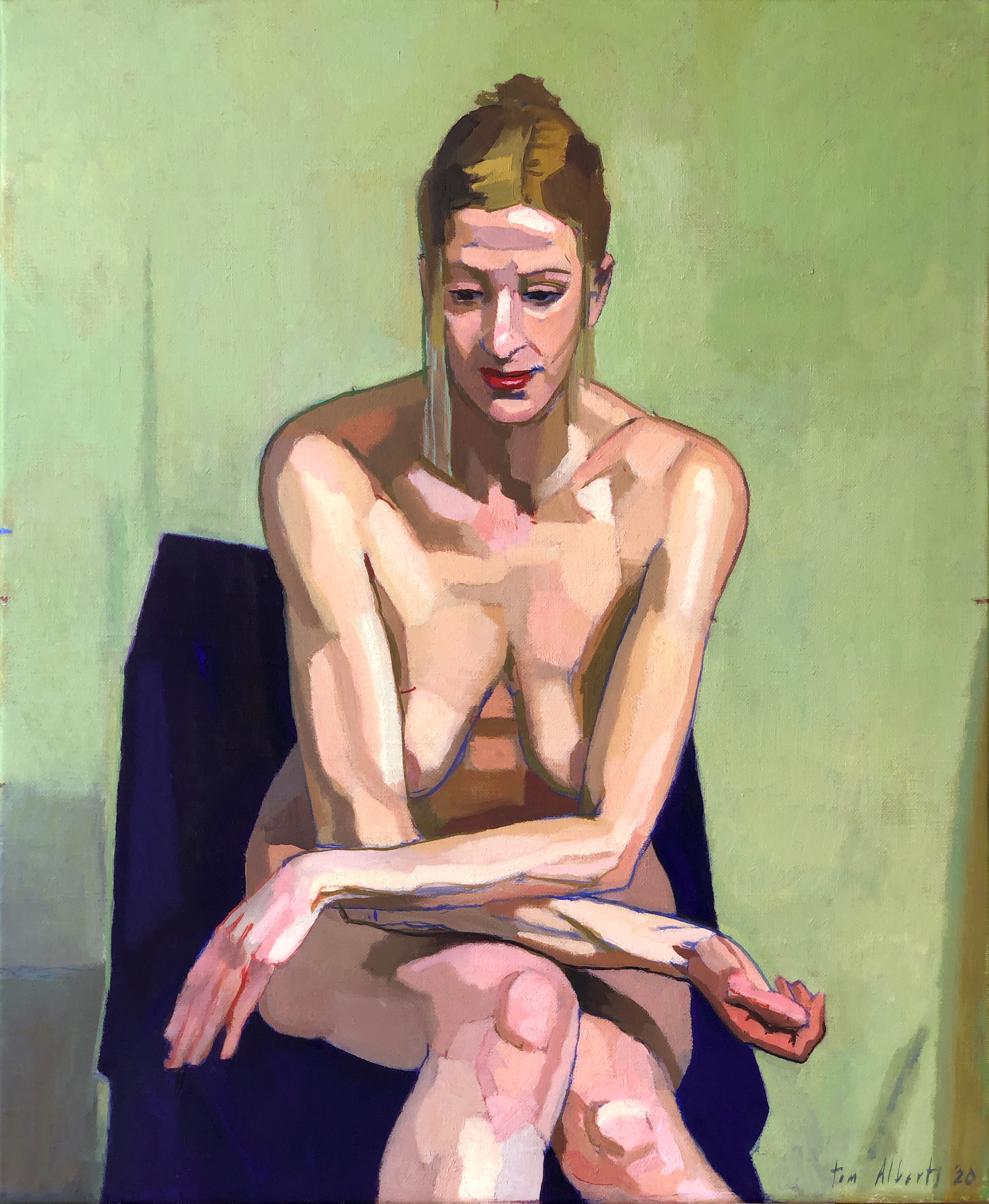 Tom Alberts, Life Study (Florence), 2020, oil on canvas, 46 x 38cm