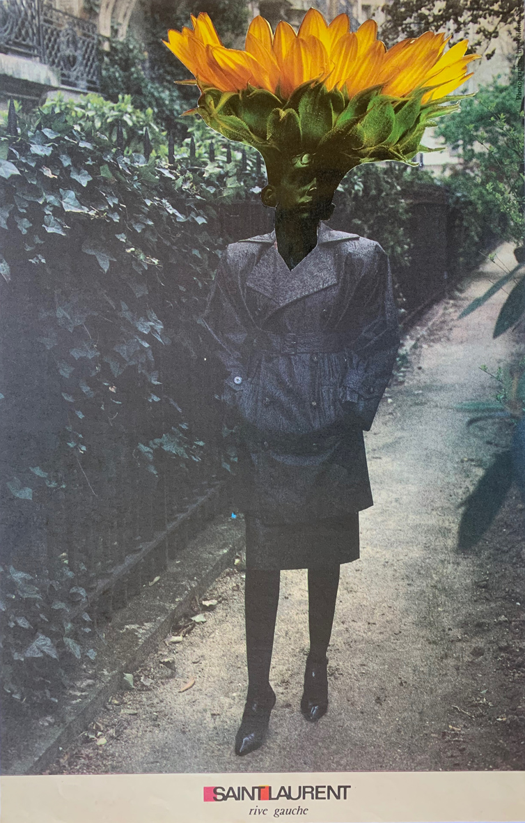 Alex Spremberg, Rive Gauche, 2020, paper collage on board, 39.5 x 25cm