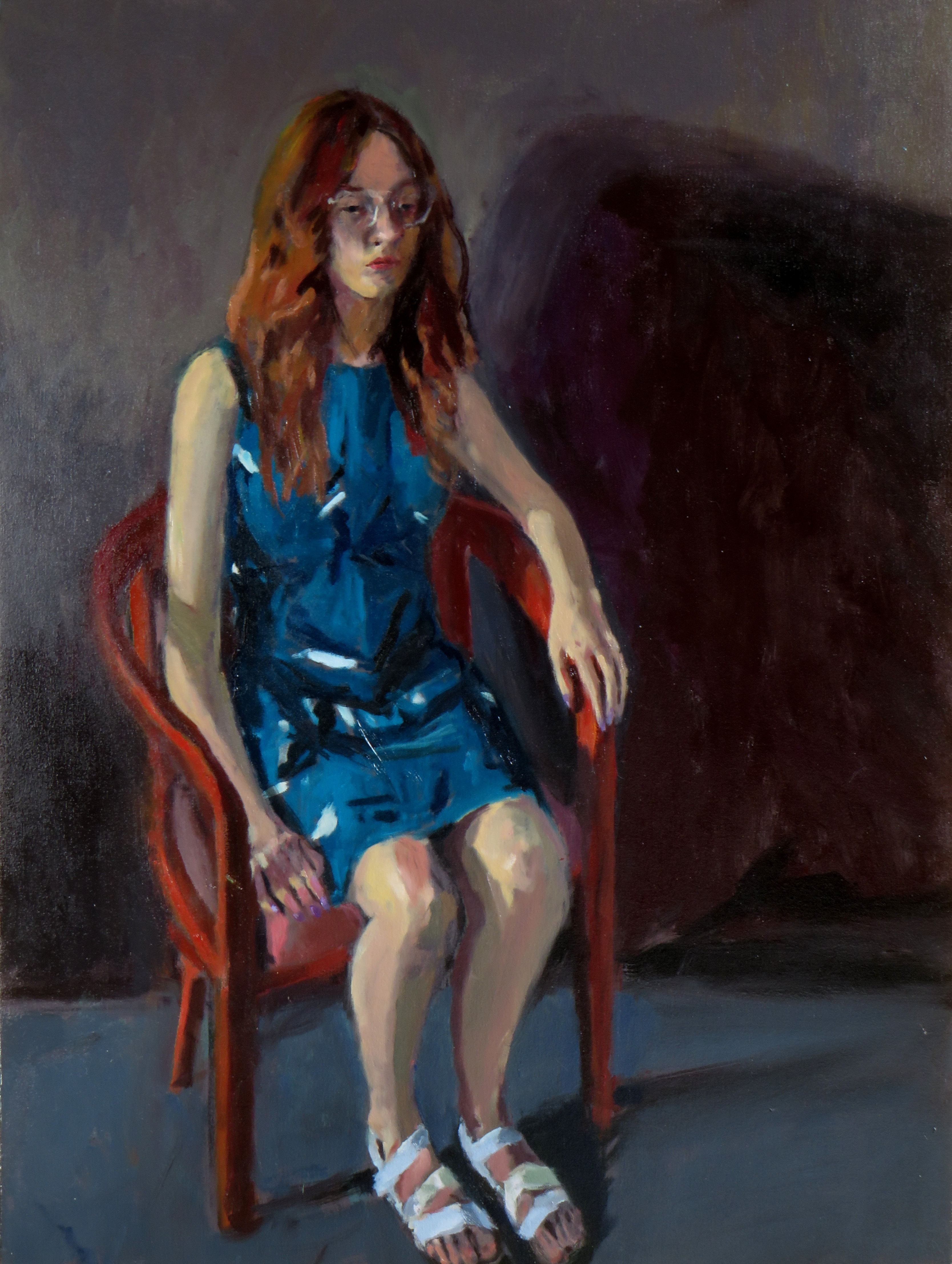 Kevin Robertson, Kate, 2021, oil on canvas, 102.5 x 76.4cm