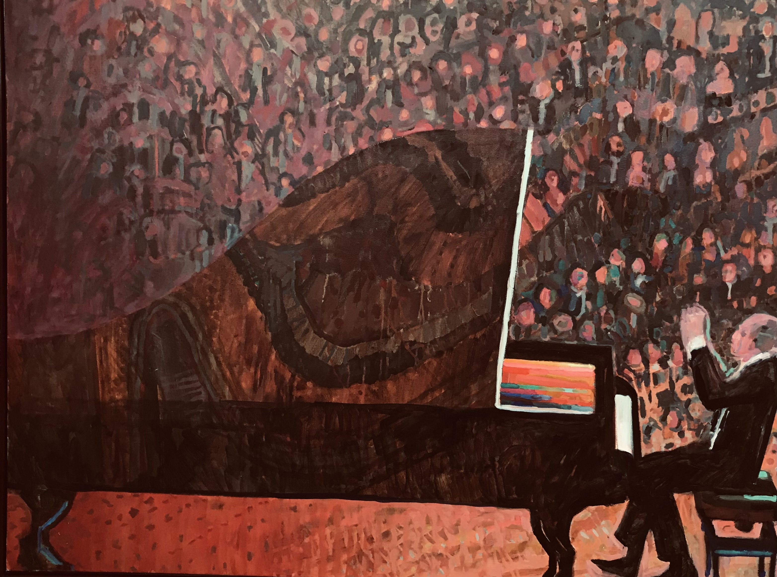 Jane Martin, The Last Chord, 2021, oil on canvas, 91 x 120cm