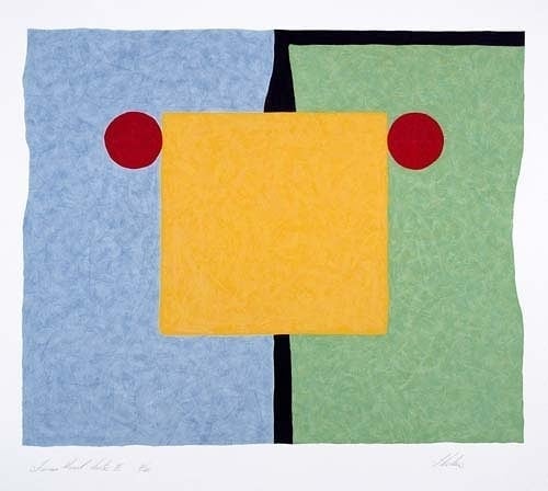 Trevor Vickers, Farm Road Suite II, 1995, screenprint on paper, 81 x 95cm
