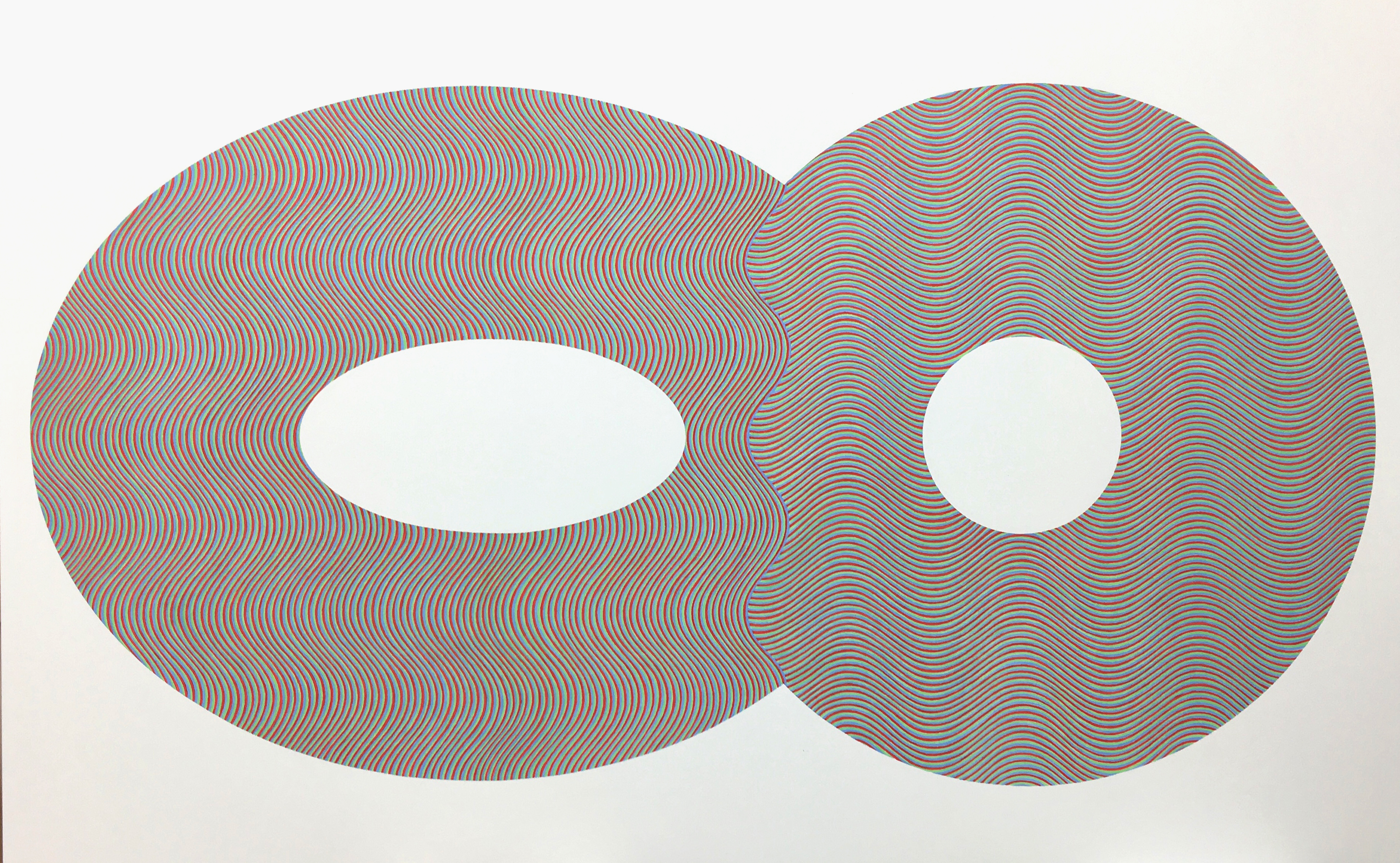 Helen Smith, Blue Highway 44, 2020, oil on canvas, 137 x 213cm