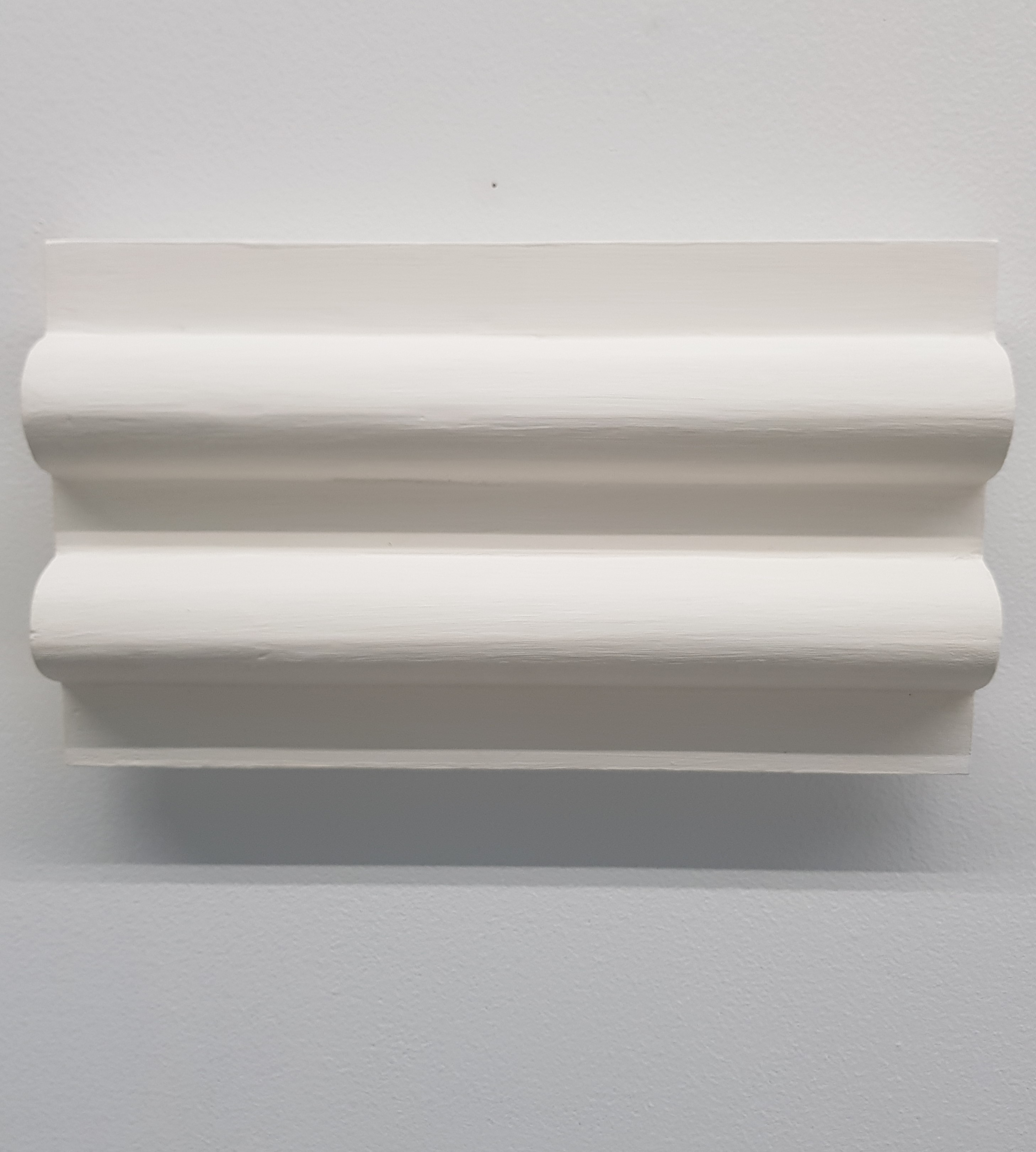 Theo Koning, It's Not Only Black and White 10, 2018, acrylic paint on wood, 15 x 26 x 4cm