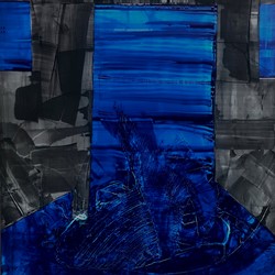 Ken Wadrop, The Sea is All Around Us, 2022, acrylic on board, 150 x 122cm