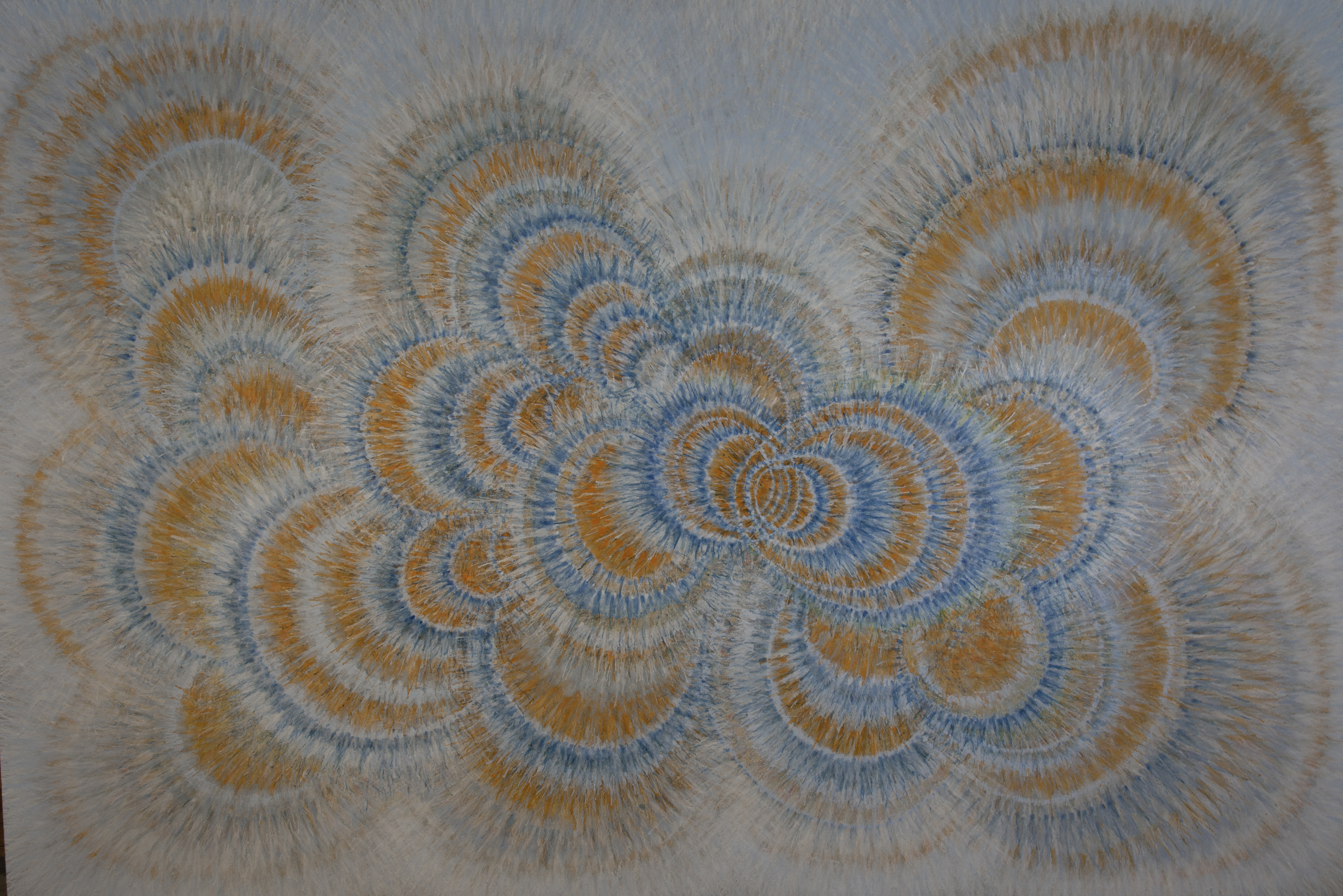 Adam Derums, And Every Shade Approaching Us Appeared Glad Through and Through, 2014-22, oil on canvas, 191 x 283cm