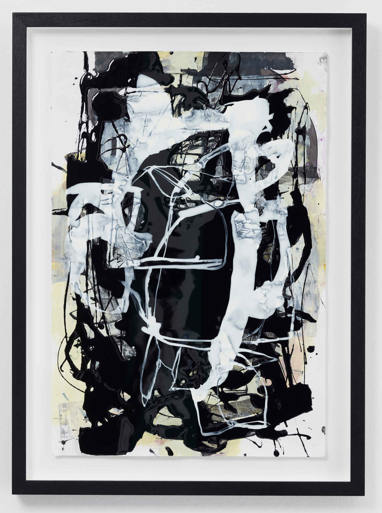 Chris Hopewell, Mirage, 2021, resin and acrylic on paper, 64 x 45cm