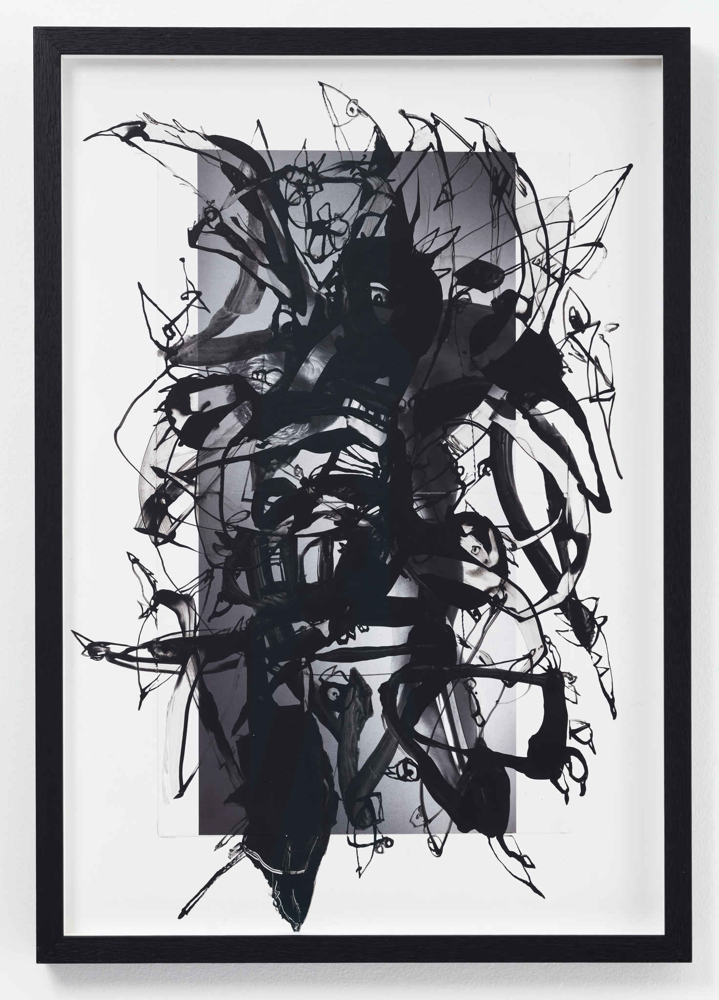 Chris Hopewell, Transformer 1, 2021, collage and acrylic on card, 64 x 44cm