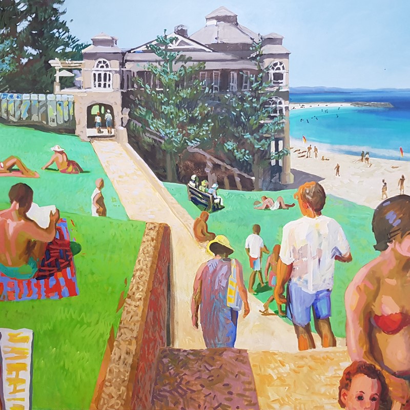 Cottesloe Beach 1, 2006, oil on canvas, 155 x 214cm