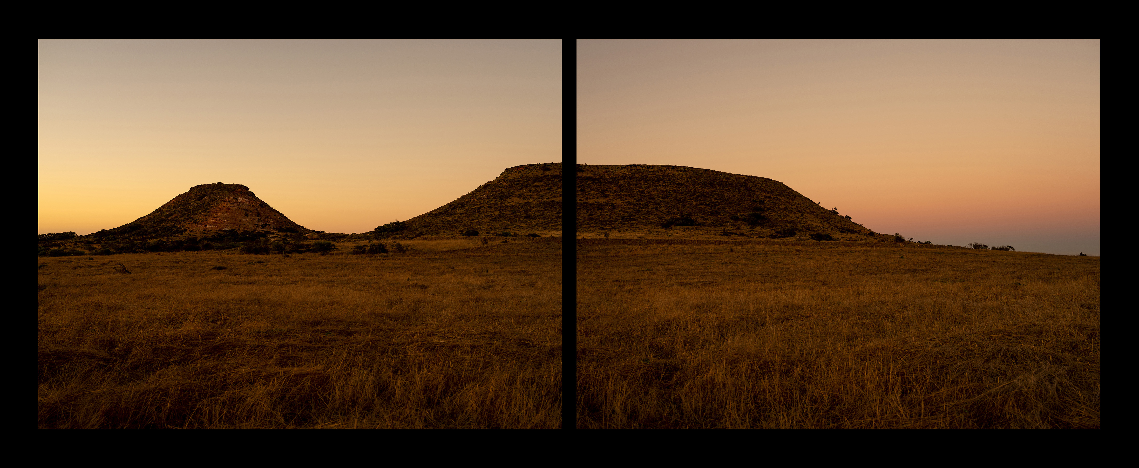 Brad Rimmer, What's Left Behind 2, 2022, archival pigment print, 70 x 170cm (diptych), ed. 3