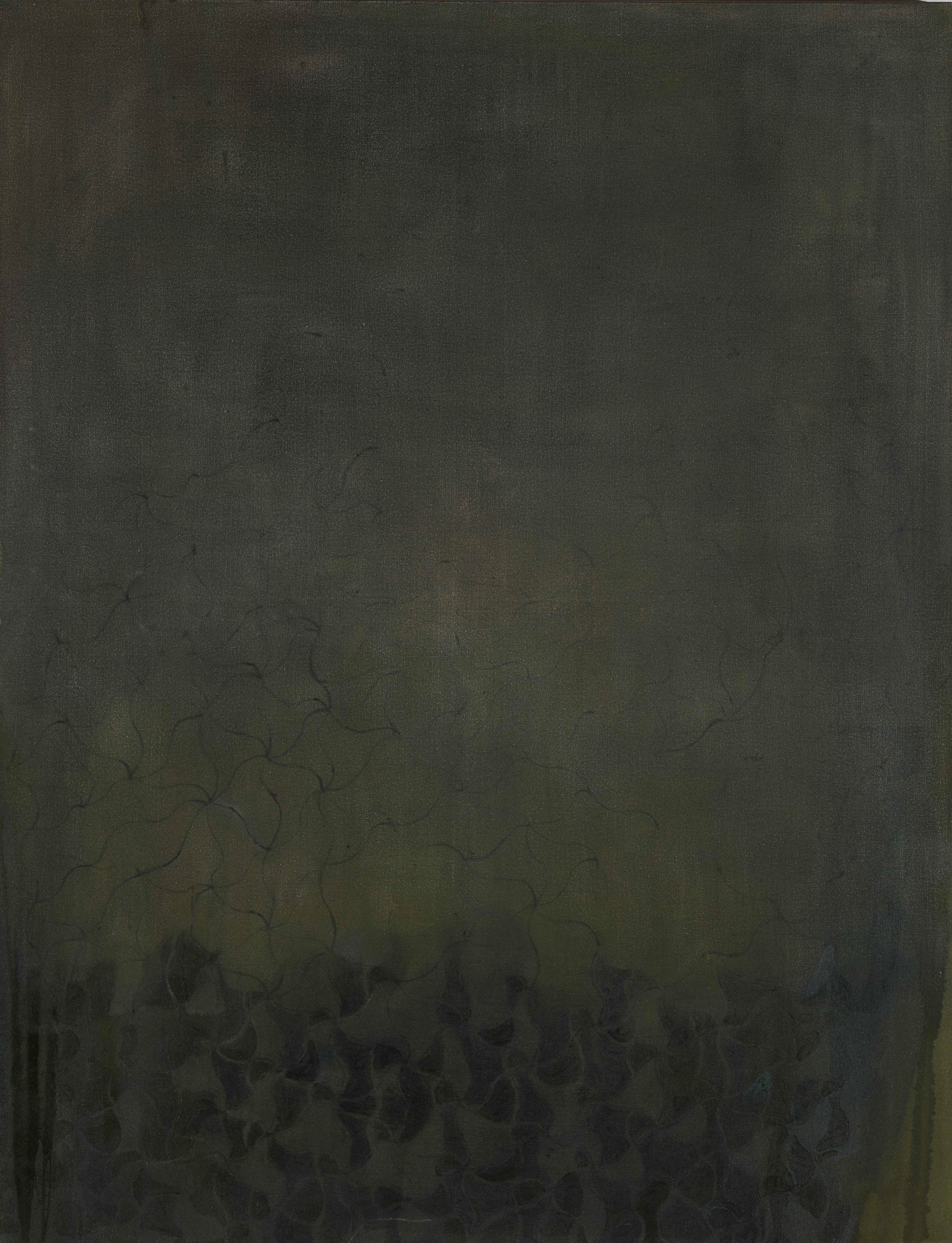 Michele Theunissen, Reflections on the Edge 2, 2021, acrylic and artist inks on canvas, 150 x 117cm