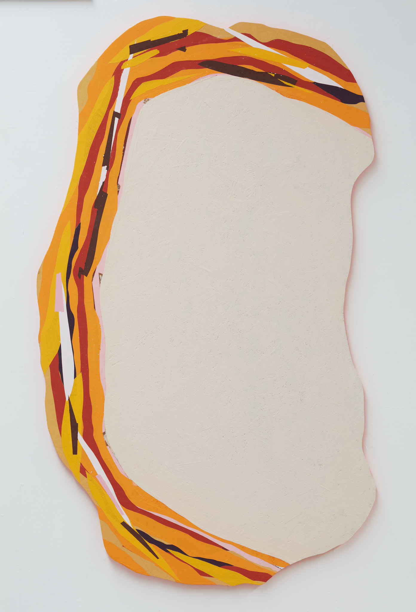 Frank Morris, RPSS1, 2021, plaster and acrylic paint on OSB, 195 x 91cm