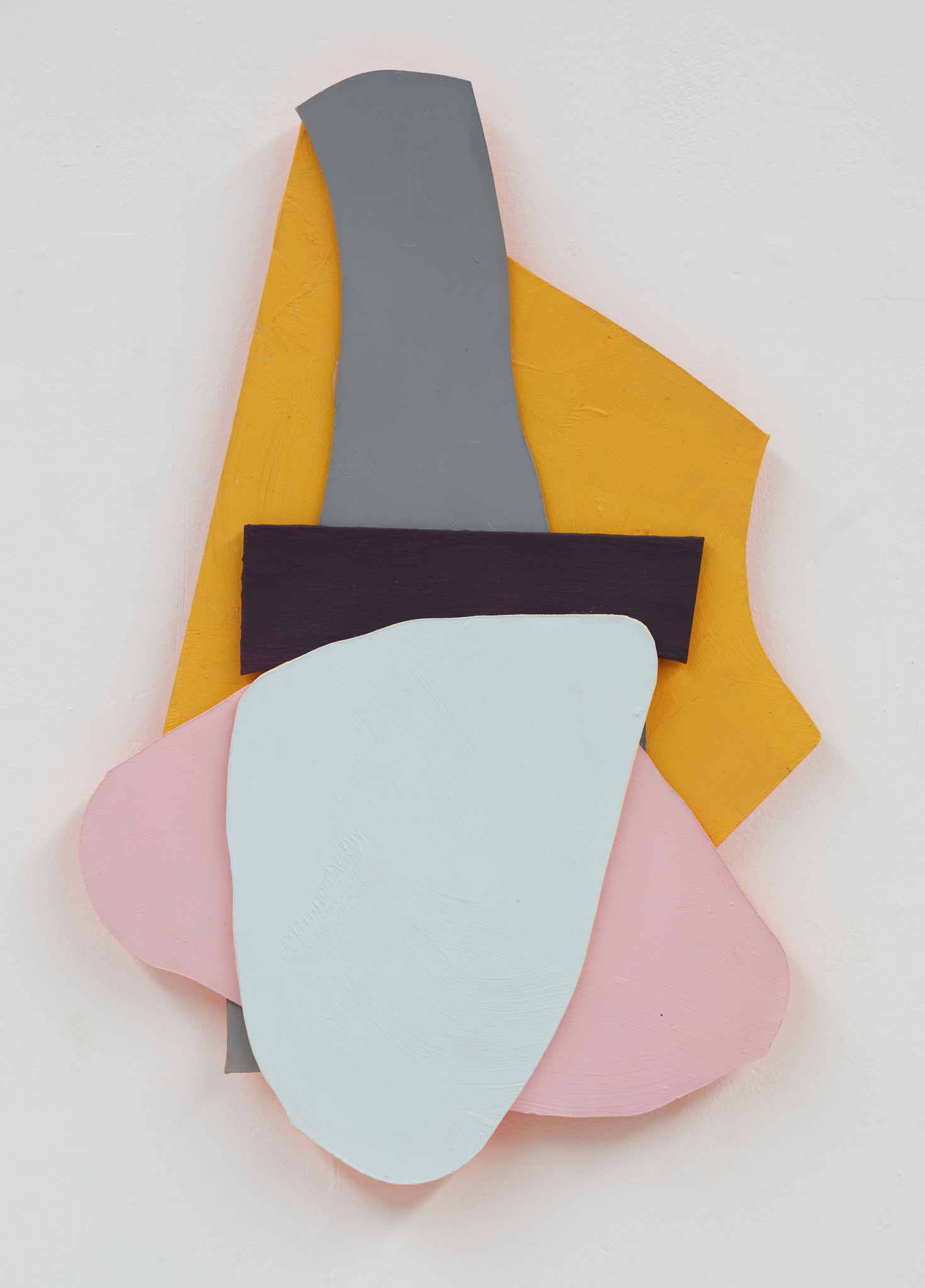 Frank Morris, RPSS11, 2021, plaster and acrylic paint on OSB, 41 x 62cm
