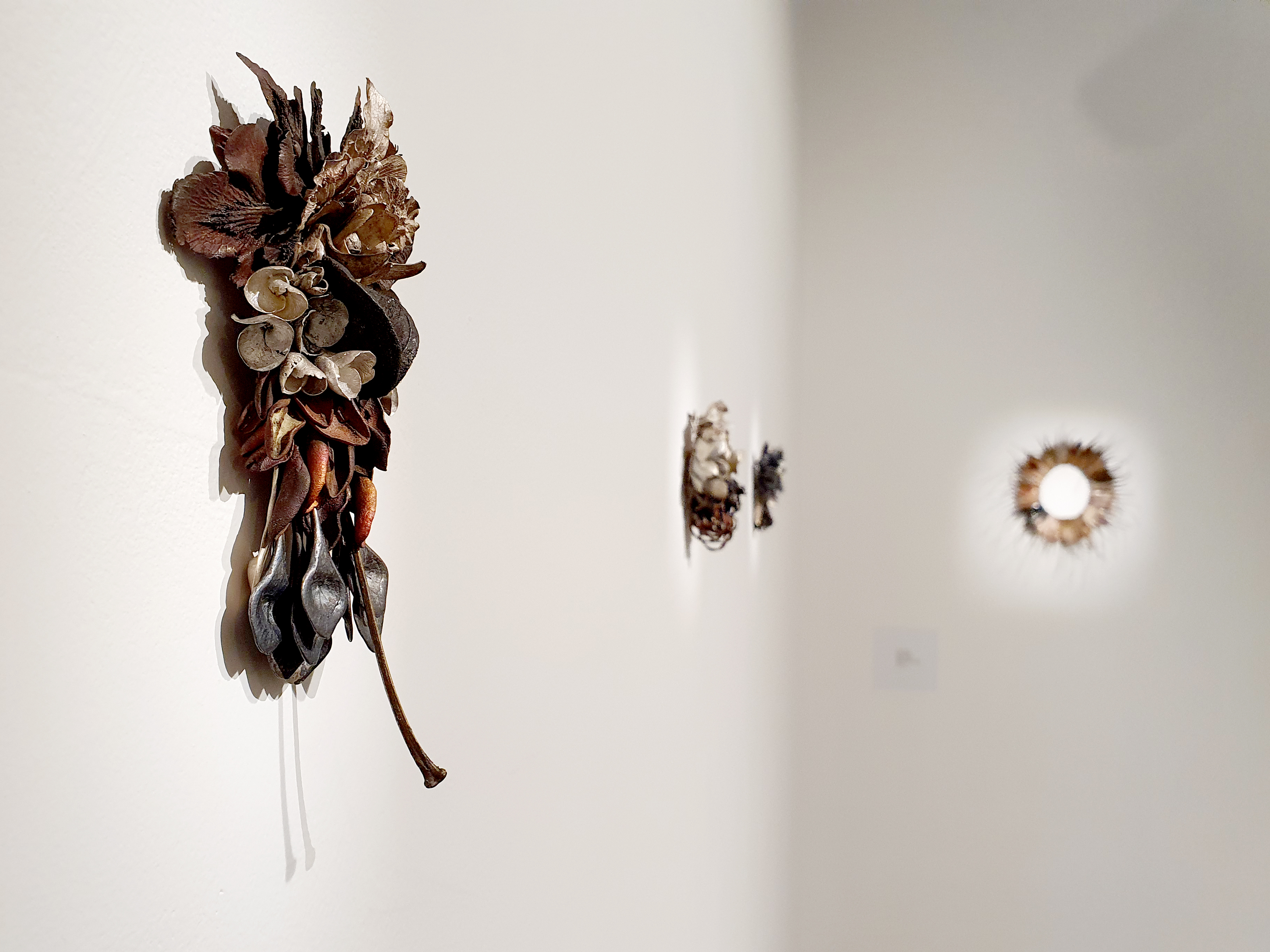 Stratigraphy, 2022, Geraldton Regional Art Gallery. Brad Rimmer, Susan Roux, Sarah Elson, Merrick Belyea. Installation view by Brad Rimmer (2)