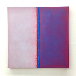 Helen Smith, Split Endz, 2020, oil on canvas, 100 x 100cm (1)