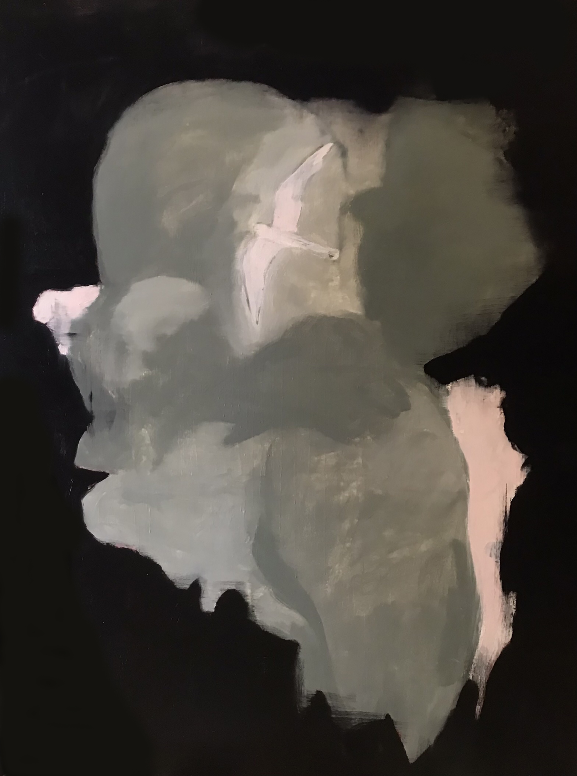 Paul Uhlmann, Of This We Shall Know Nothing, 2022, oil on canvas, 120 x 92cm